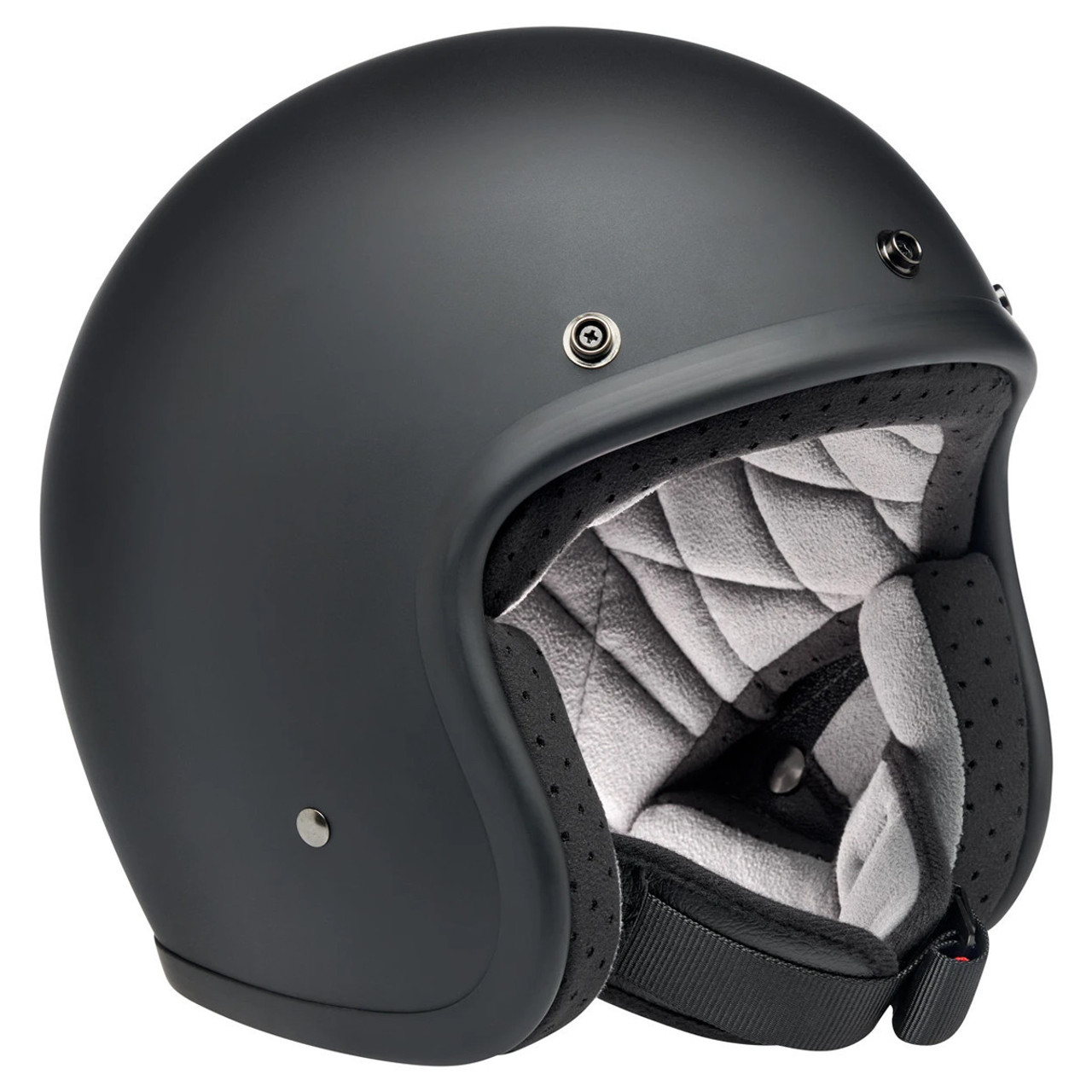Detour Helmets D.O.T. Flat Black Half Helmet for Motorcycle Riders