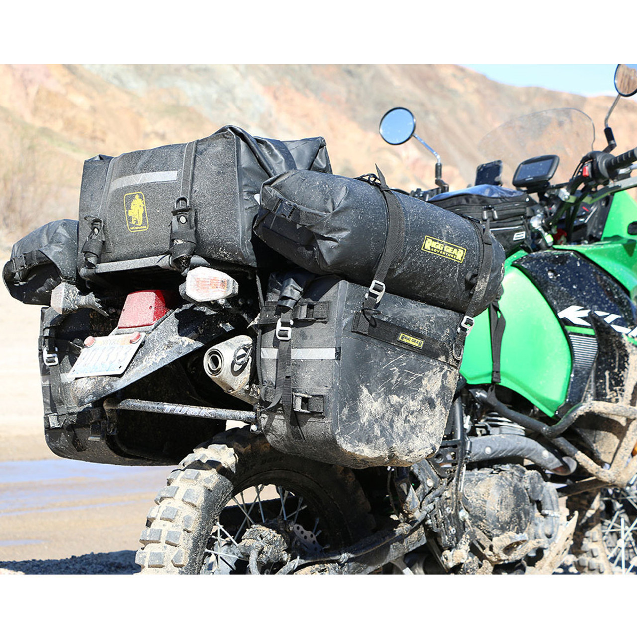 adventure motorcycle saddlebags