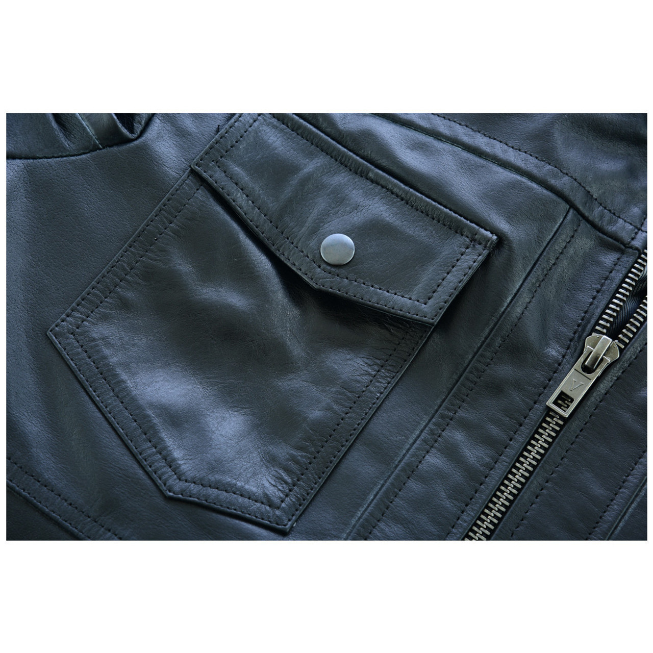 Full Sleeve Casual Wear Mens Designer Leather Jacket at Rs 5500 in Jaipur