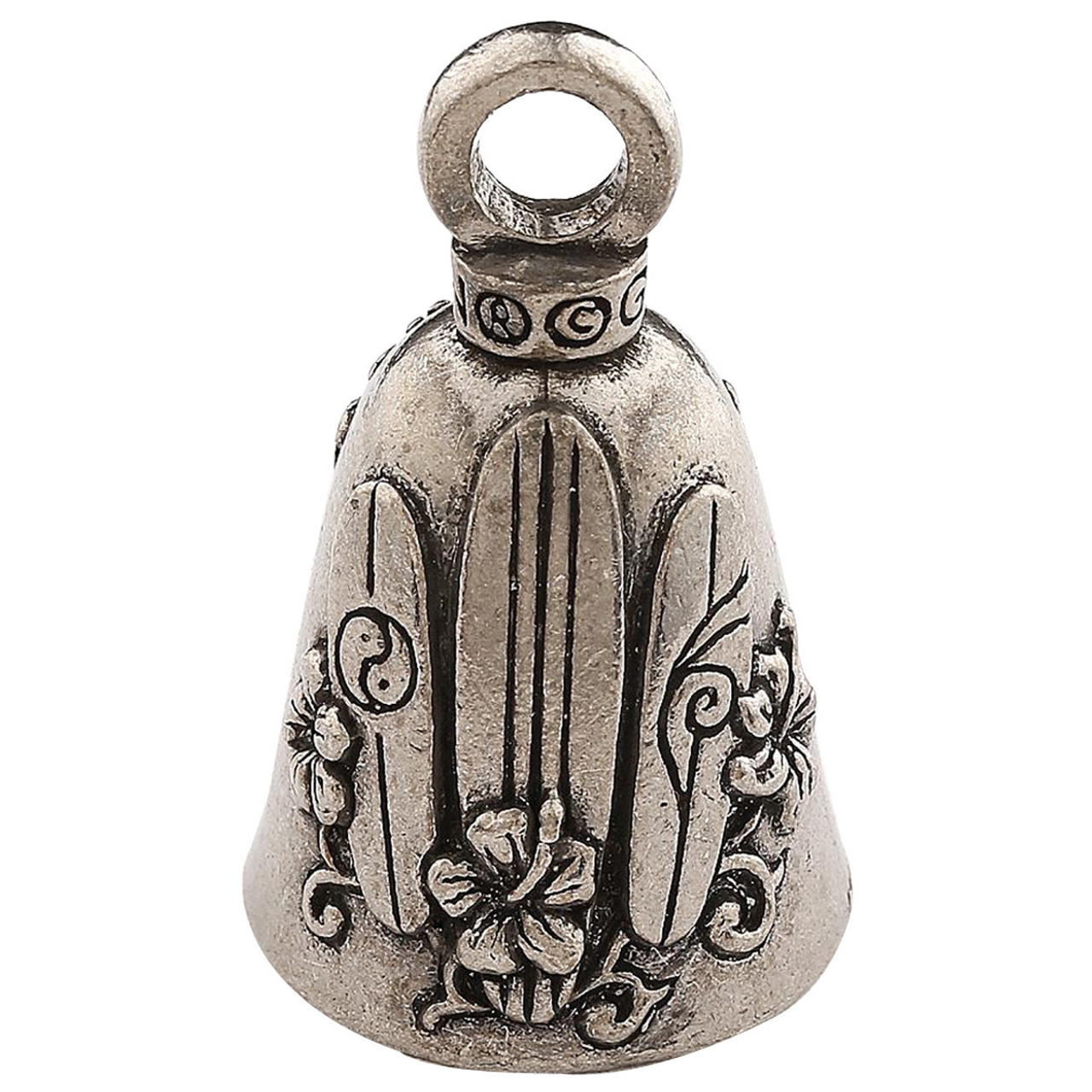 Handful - Boobs - Pewter - Motorcycle Guardian Bell - Made In USA - SKU  GB-HANDFUL-DS