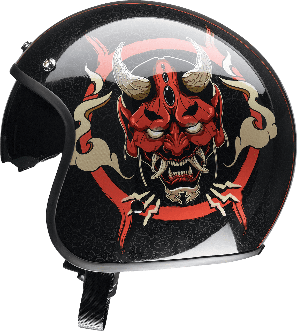 Z1R Saturn Devilish Open Face Motorcycle Helmet