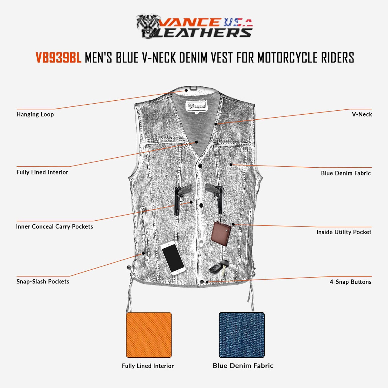 Vest for sales motorcycle riders