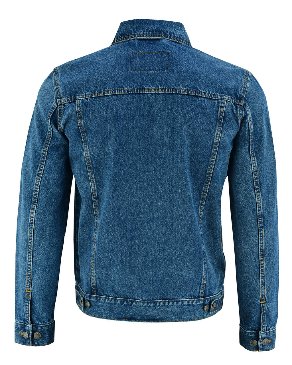 button-front denim jacket