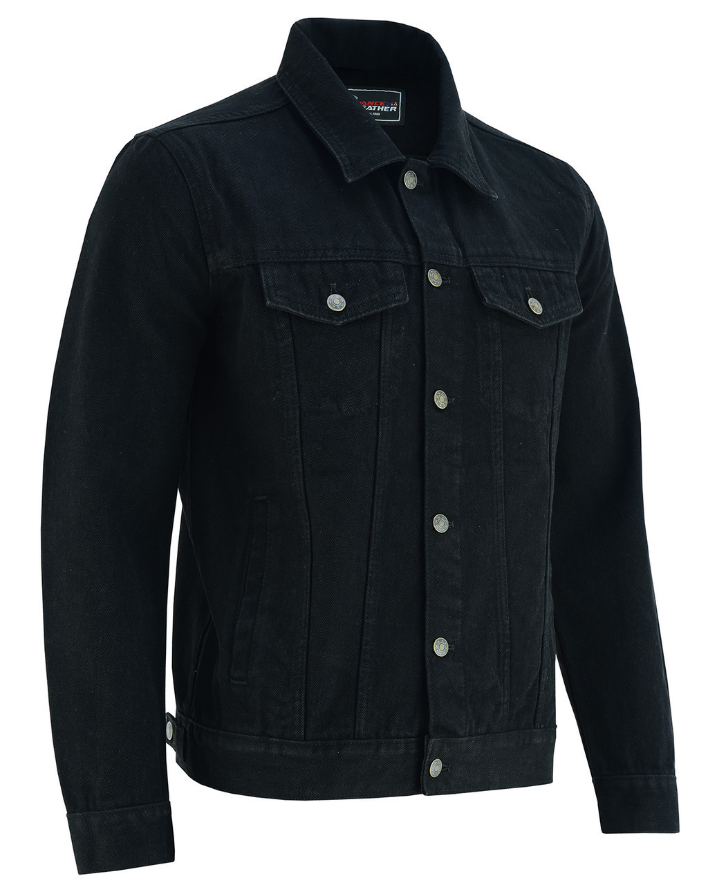 Hebden Denim Trucker Jacket Jet Black | ALLSAINTS US