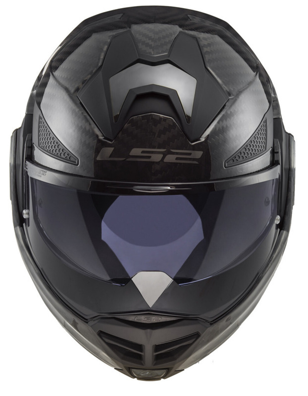 LS2 Advant X Carbon Solid Modular Motorcycle Helmet With Sunshield