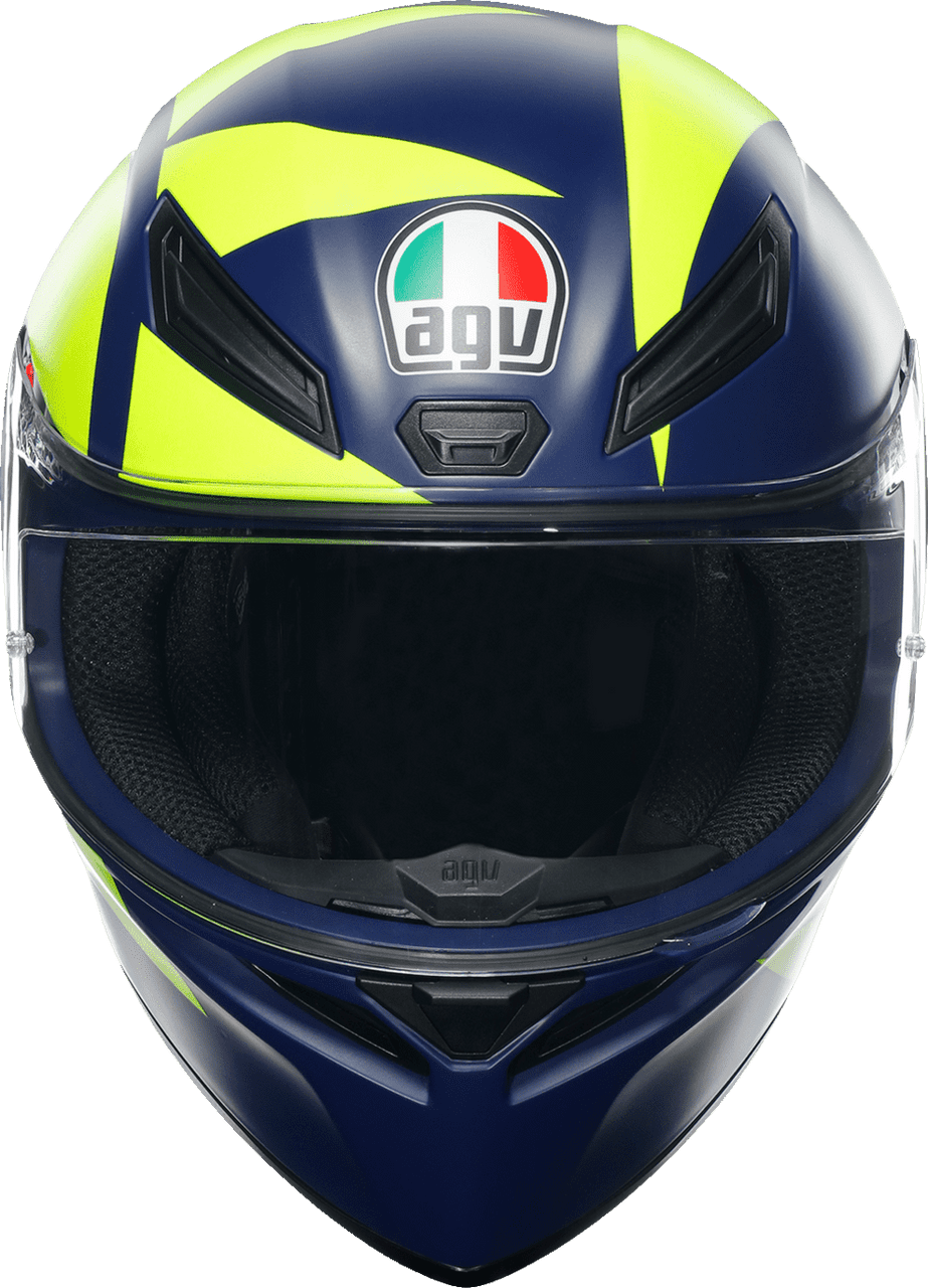 Racing World - RESTOCK! AGV K1 Solid Black Helmet Aerodynamic
