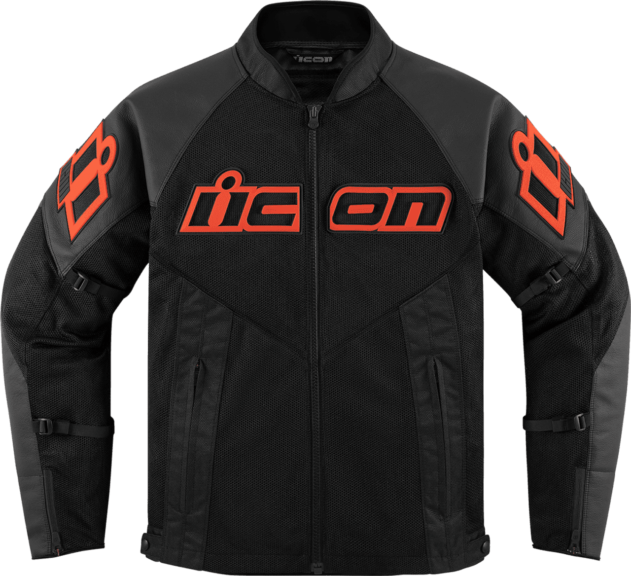 Icon Men's Mesh AF Leather Motorcycle Jacket - Team Motorcycle