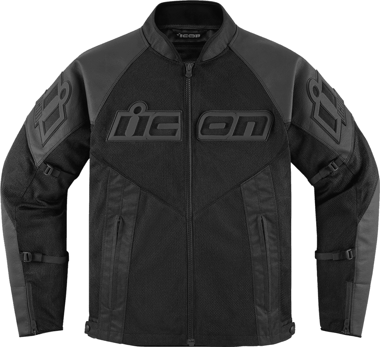 Icon Men's Mesh AF Leather Motorcycle Jacket - Team Motorcycle