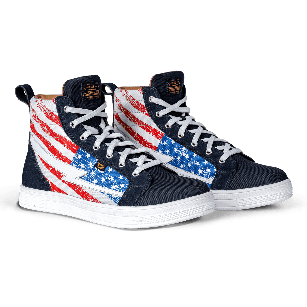 Cortech Men's Slayer Limited Edition US Flag Riding Shoes