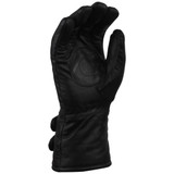 Vance GL2068 Mens Black Biker Motorcycle Double Strap Leather Gloves - Palm View