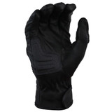 Vance GL704 Mens Black Hard Knuckle Motorcycle Racer Leather Gloves - Palm View