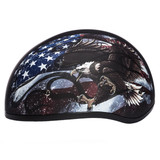 Daytona Skull Cap USA Half Helmet - Side View