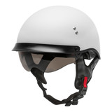 GMax HH 65 Full Dressed Half Helmet - Matte White