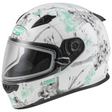 GMax FF-49 Blossom Snow Helmet - Matte/White