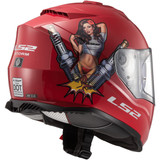 LS2 Assault Spark Helmet - Rear View