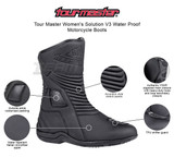 Tour Master Women's Solution V3 Water Proof Motorcycle Boots - Infographics