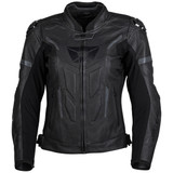 Cortech Apex V1 Leather Motorcycle Jacket-Black