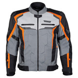 Cortech Hyper-Flo Air Motorcycle Jacket-Black/Orange