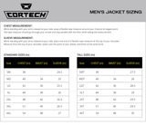 Cortech Hyper-Flo Air Motorcycle Jacket- size chart