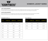 Cortech Women's Hyper-Flo Air Motorcycle Jacket- size chart