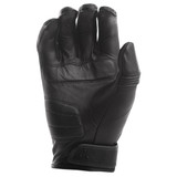 Highway 21 Women's Black Ivy Leather Motorcycle Gloves - Palm View