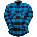 Z1R Duke Flannel Shirt - Black/Blue