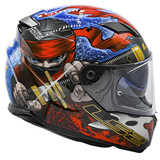 LS2 Stream Ninja Helmet-Rear-View