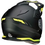Z1R Range Uptake Helmet - Black/Hi-Viz Rear View