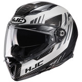 HJC F70 Carbon Kesta Helmet - Black/White