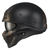 Scorpion Covert X Tribe Helmet-Black/Brown-Side-View