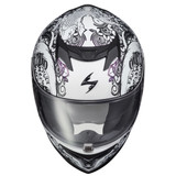 Scorpion EXO-T520 Nama-Sushi Helmet-White/Black-Front-View