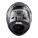 LS2 Arrow Evo Techno Helmet-Back-View