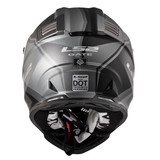 LS2 Gate Two Face Helmet-Back-View