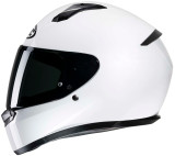 HJC-C10-Solid-Full-Face-Motorcycle-Helmet-White-Side-View