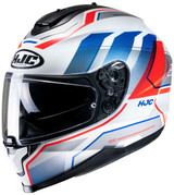 HJC-C70-NIAN-Full-Face-Motorcycle-Helmet-White/Blue-Main