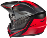 HJC-CS-MX-2-DRIFT-Off-Road-Motorcycle-Helmet-Black/Red-Rear-View