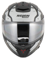 Nolan-N80-8-Starscream-Full-Face-Motorcycle-Helmet-Black-Grey-Front-View