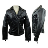 Detour-8307-Womens-Leather-Motorcycle-Jacket-Front-view