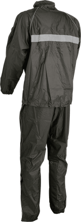 Z1R-Mens-2-Piece-Rainsuit-Motorcycle-Rain-Gear-Black-back-view