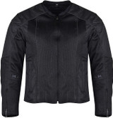 Vance-VL1627B-Mens-Black-Advanced-3-Season-Mesh-Textile-CE-Armor-Motorcycle-Jacket-front-view