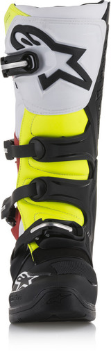 Alpinestars-Tech-5-Motorcycle-Riding-Boots-Black-Yellow-front-view