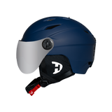 Daytona-Carver-Snow-Helmet-with-Shield-Blue-side-view