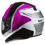 HJC-C70-Alia-Full-Face-Motorcycle-Helmet-Black-Pink-rear-view