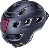 Kali-Traffic-2-0-Solid-Half-Face-Bicycle-Helmet-Matte-Black-Back-View