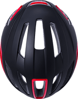 Kali-Uno-Solid-Half-Face-Bicycle-Helmet-Black-Red-top-view