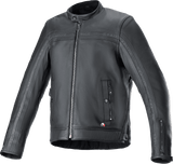 Alpinestars-Dyno-Leather-Motorcycle-Jacket-Black-Grey-main
