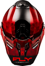 Fly-Racing-Trekker-Kryptek-Conceal-Red-Black-Motorcycle-Helmet-top-view