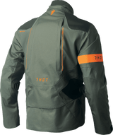 Thor-Men's-Range-Motorcycle-Textile-Jacket-Army-Orange-back-view