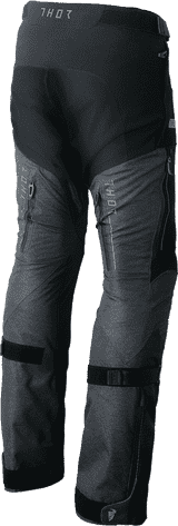 Thor-Men's-Range-MX-Motorcycle-Textile-Pants-Black-back-view