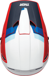 Thor-Reflex-Apex-MIPS-Motorcycle-Helmet-Red-White-Blue-top-view